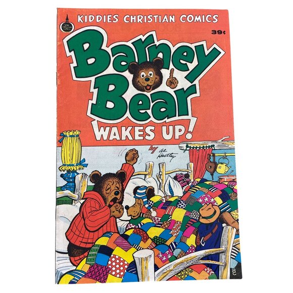 Spire Christian Comics Barney Bear Wakes Up Kiddies Christian Comic 1977 Vintage - Picture 1 of 7